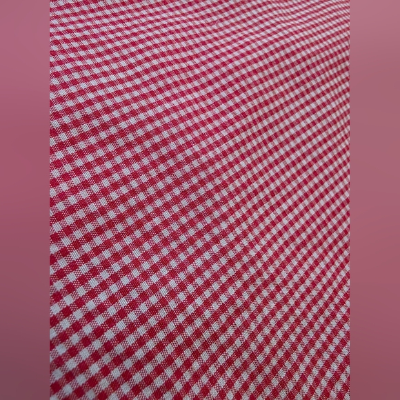 Mili Designs Vintage Women's Gingham Jewel Heart Button Down Shirt Size Medium - Picture 9 of 10